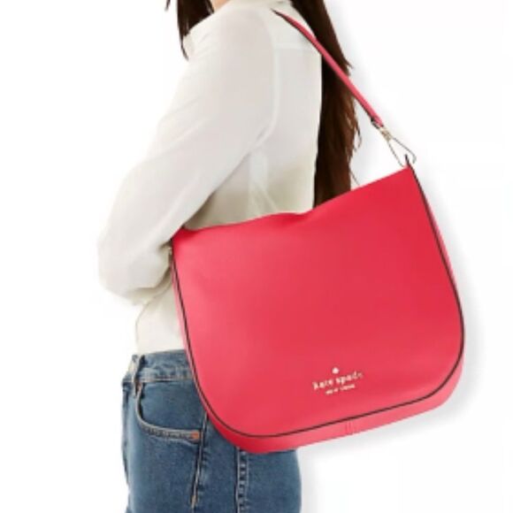Kate Spade Pink Leather Lexy Shoulder Bag Pink - Picture 1 of 8